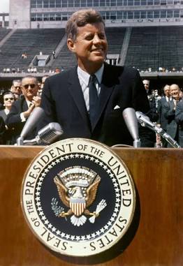 JFK at Rice University, 1962